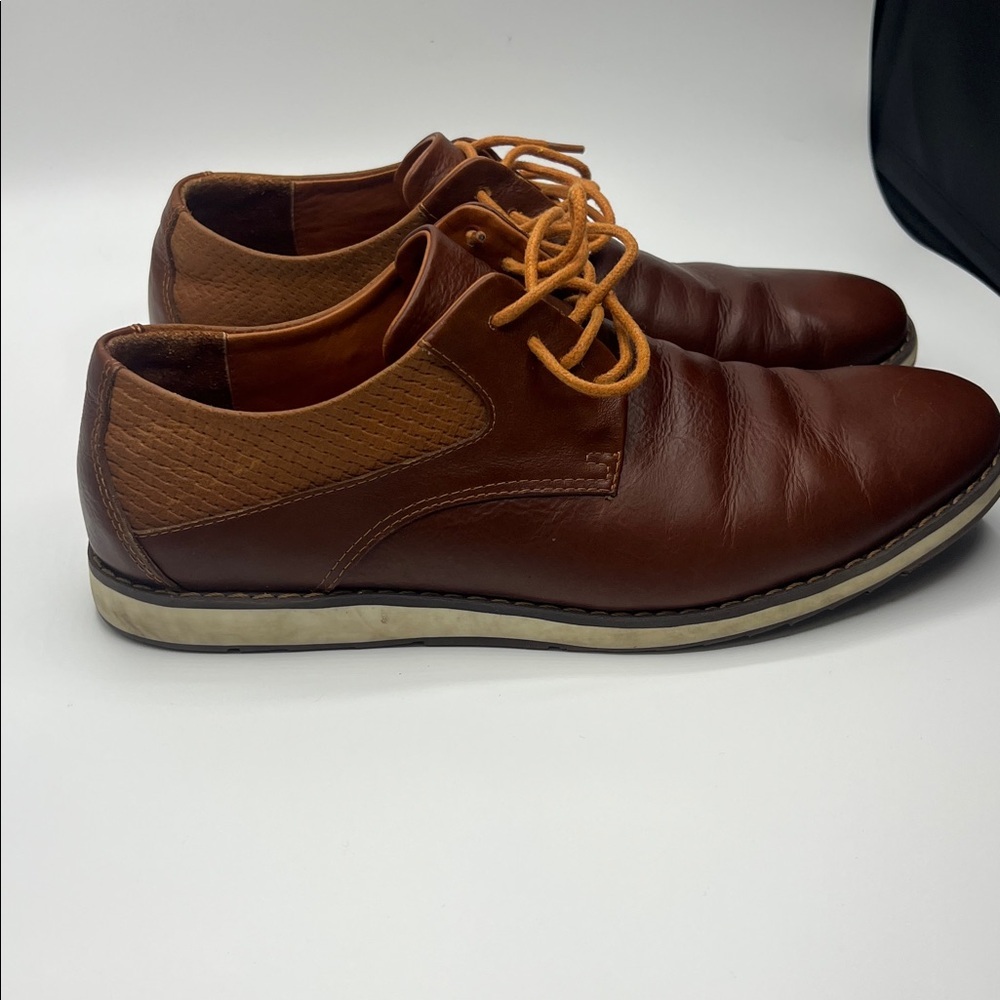 John Candor Handcrafted dress shoes size‎ 10.5